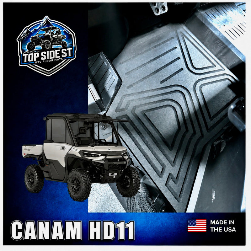 Load image into Gallery viewer, CAN-AM Defender HD11 HD 9mm Rubber Mats (2026 - current)
