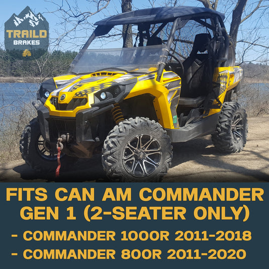 Can Am Commander 1000R/800R 2011-2020 Brass Brake Pad Set