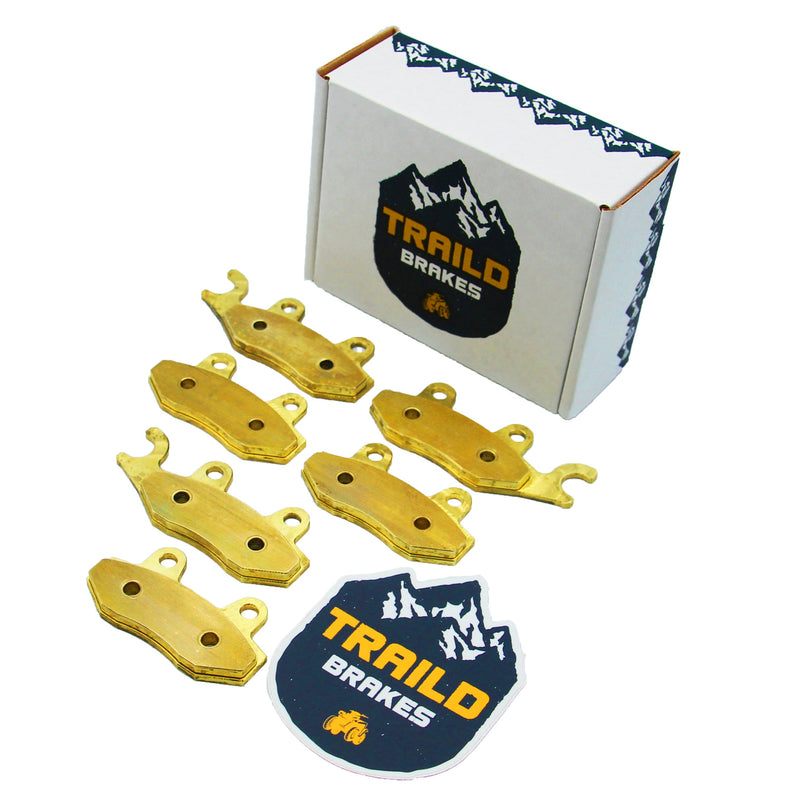 Load image into Gallery viewer, Can Am Commander 1000R/800R 2011-2020 Brass Brake Pad Set
