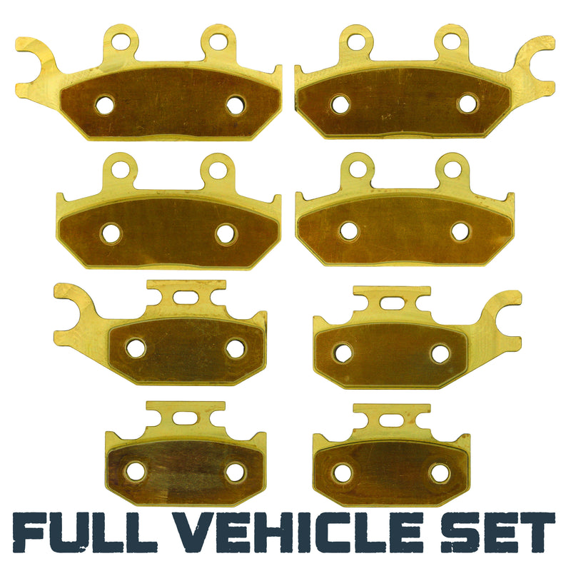 Load image into Gallery viewer, Can-Am Maverick MAX/XDS/XMR 2013-2018 Brass Brake Pad Set
