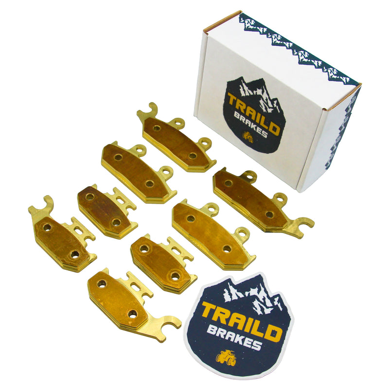Load image into Gallery viewer, Can-Am Maverick MAX/XDS/XMR 2013-2018 Brass Brake Pad Set
