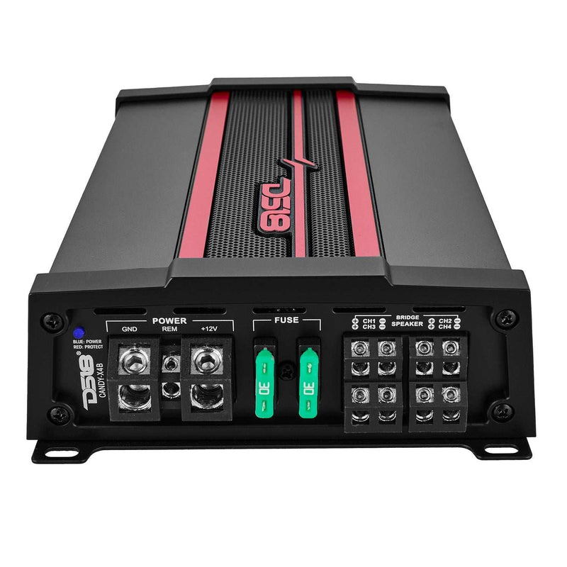 Load image into Gallery viewer, DS18 CANDY-X4B Compact Full-Range Class D 4-Channel Car Amplifier 1600 Watts - Skoutley Outdoors LLC
