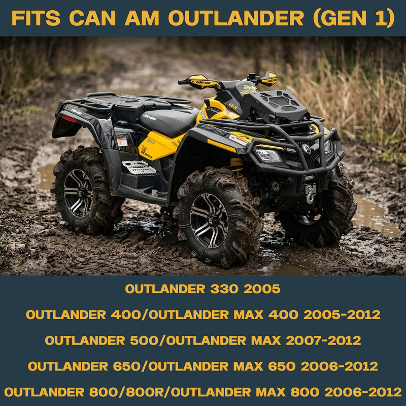 Load image into Gallery viewer, Can-Am Outlander 330/400/500/650/800 2005-2012 Brass Brake Pad Set
