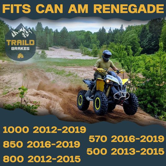 Can-Am Renegade 1000/850/800/570/500 2012-2019 Ridge Rider Disc Brake Rotor Kit