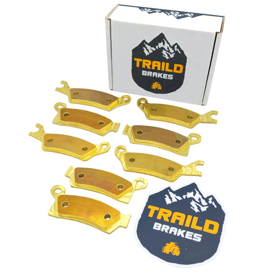 Can-Am Outlander 1000/650/450 6x6 2015-2026 4 Wheel Brass Brake Pad Set