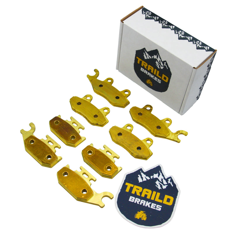 Load image into Gallery viewer, Can-Am Maverick 2013-2018 Brass Brake Pad Set
