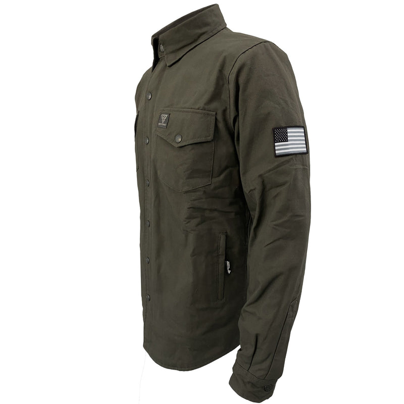 Load image into Gallery viewer, Protective Canvas Jacket for Men - Army Green
