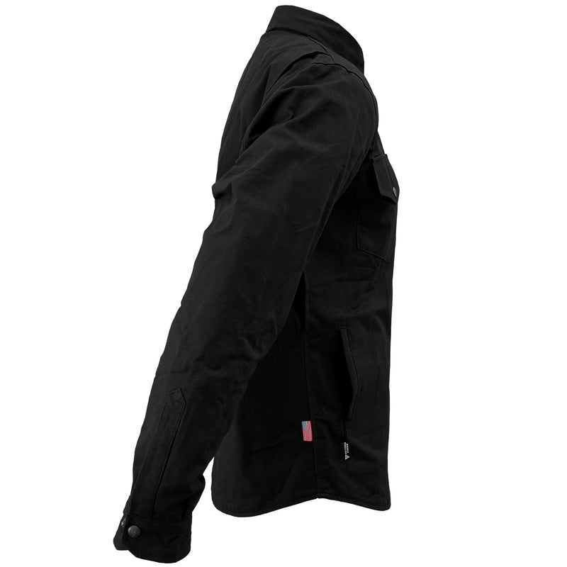 Load image into Gallery viewer, Protective Canvas Jacket for Men - Black Solid
