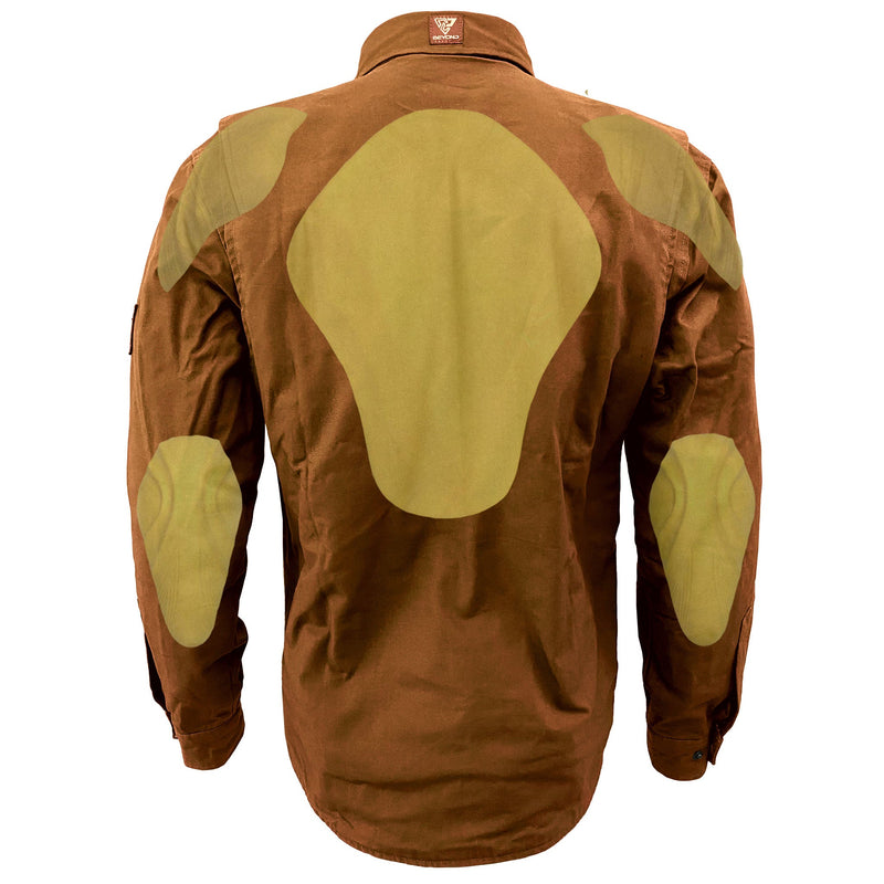 Load image into Gallery viewer, Protective Canvas Jacket for Men - Light Brown
