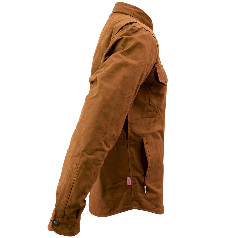 Load image into Gallery viewer, Protective Canvas Jacket for Men - Light Brown
