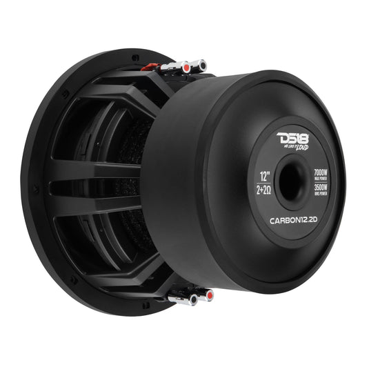 12" High Excursion Subwoofer with Carbon Fiber Cone | 3500W RMS / 7000W Peak | Dual 2-Ohm Voice Coil