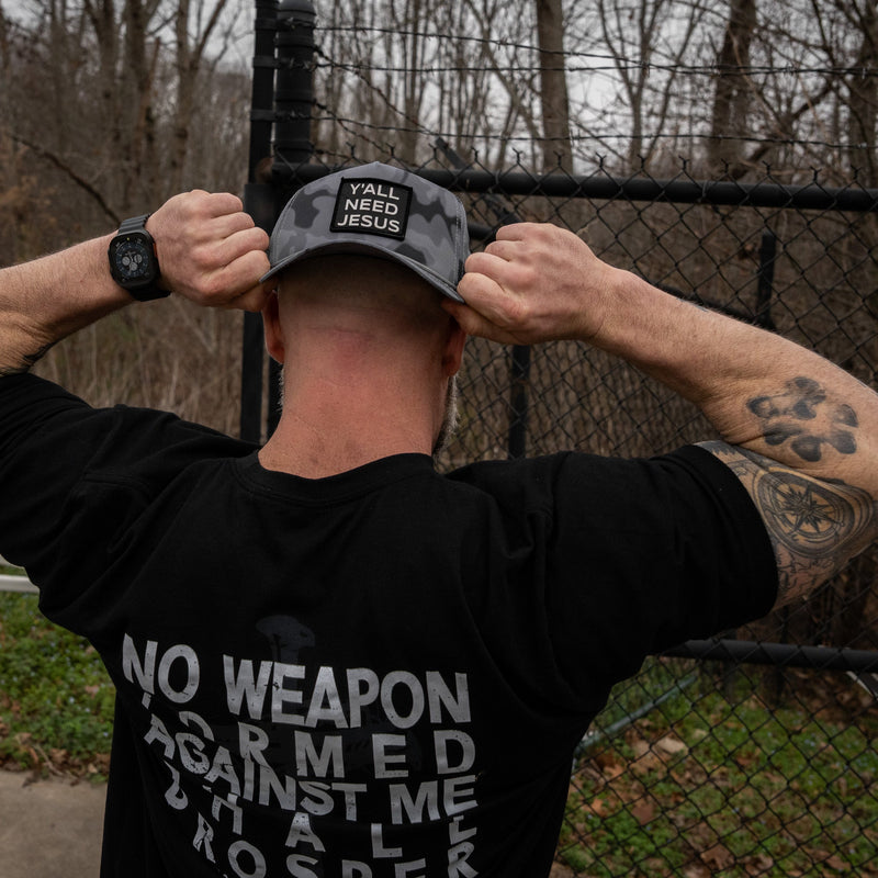 Load image into Gallery viewer, Y'all Need Jesus Patch Weekender Snapback
