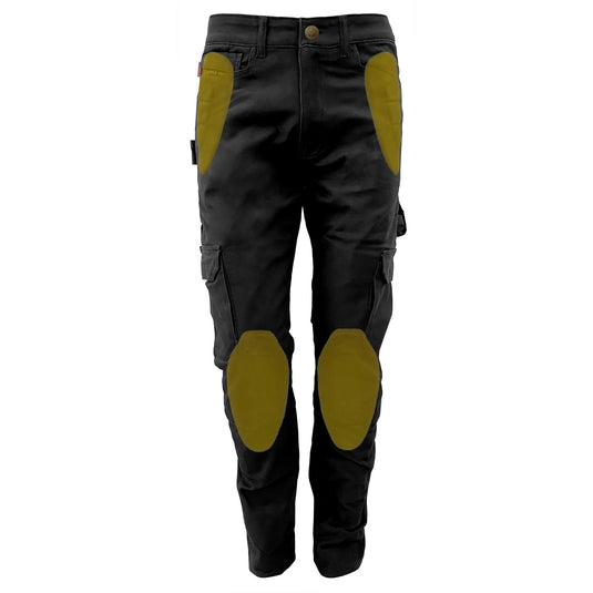 Straight Leg Cargo Pants - Black
