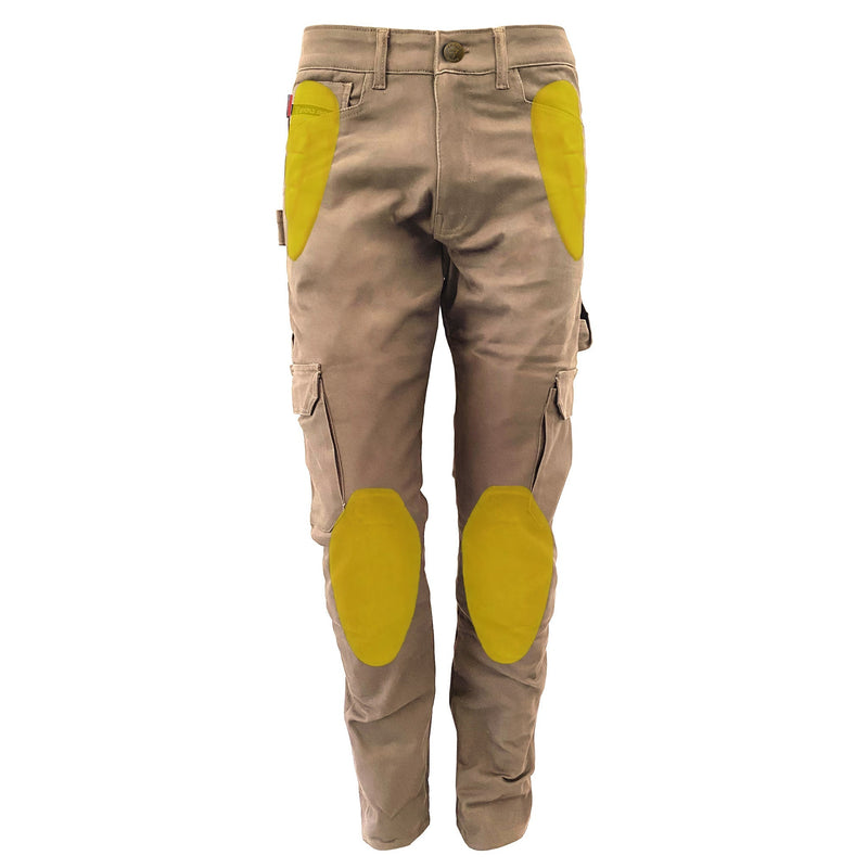 Load image into Gallery viewer, Cargo Pants Straight Fit - Khaki Solid
