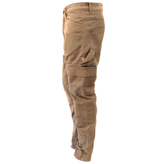 Cargo Pants Straight Fit - Khaki Solid