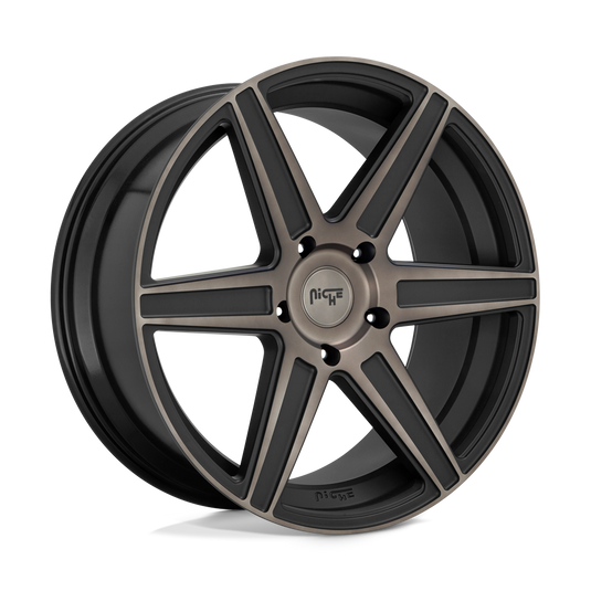 Niche 1 Pc M236 Carina Matte Machined Double Dark Tint