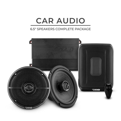 DS18 CARPK-3 Complete 6.5 Sound System With Included Booming Under The Seat Powered Sub - Skoutley Outdoors LLC