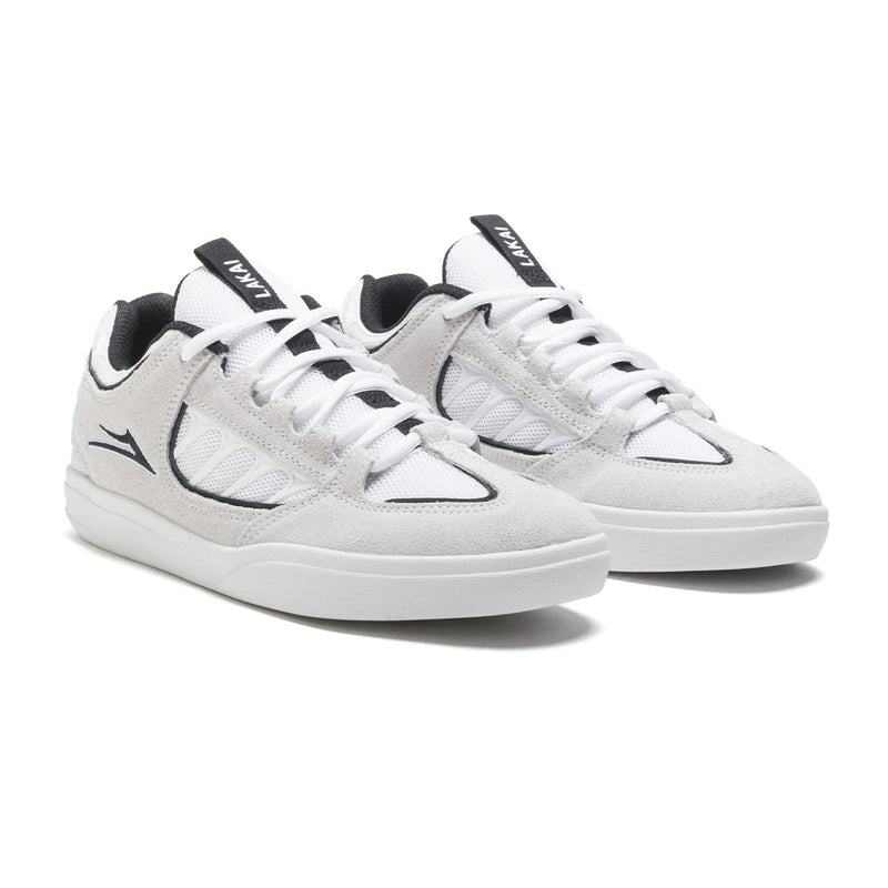 Load image into Gallery viewer, Lakai Shoes Carroll - White/Black Suede

