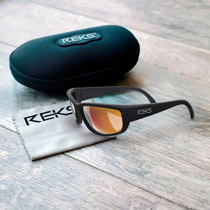 Load image into Gallery viewer, Wrap Around Prescription Polarized Polycarbonate Sunglasses
