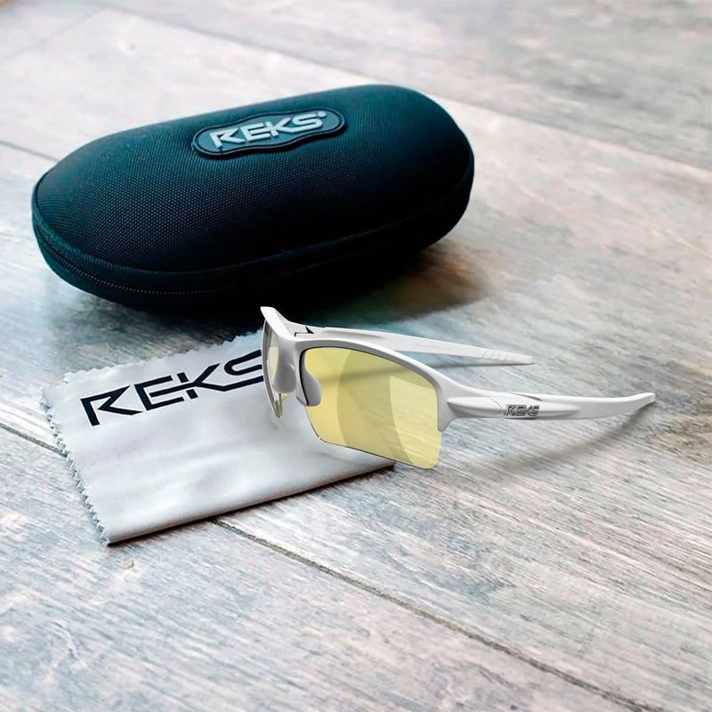 Load image into Gallery viewer, White Sling XM Prescription Polycarbonate Sunglasses
