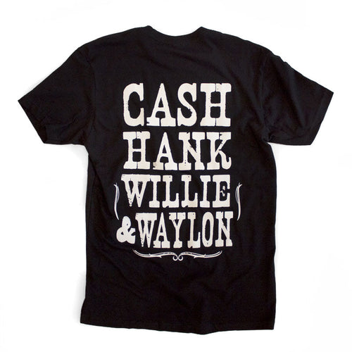 Cash Hank Willie & Waylon (Multiple Styles)