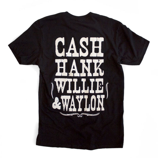 Cash Hank Willie & Waylon (Multiple Styles)