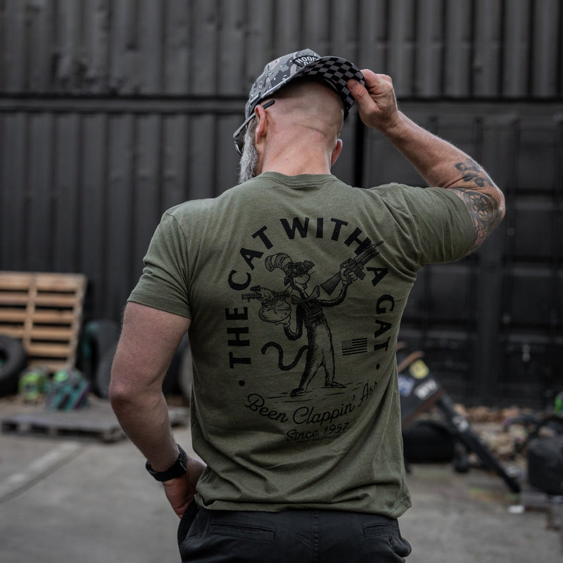 Load image into Gallery viewer, The Cat With A Gat Remix Men&#39;s T-Shirt
