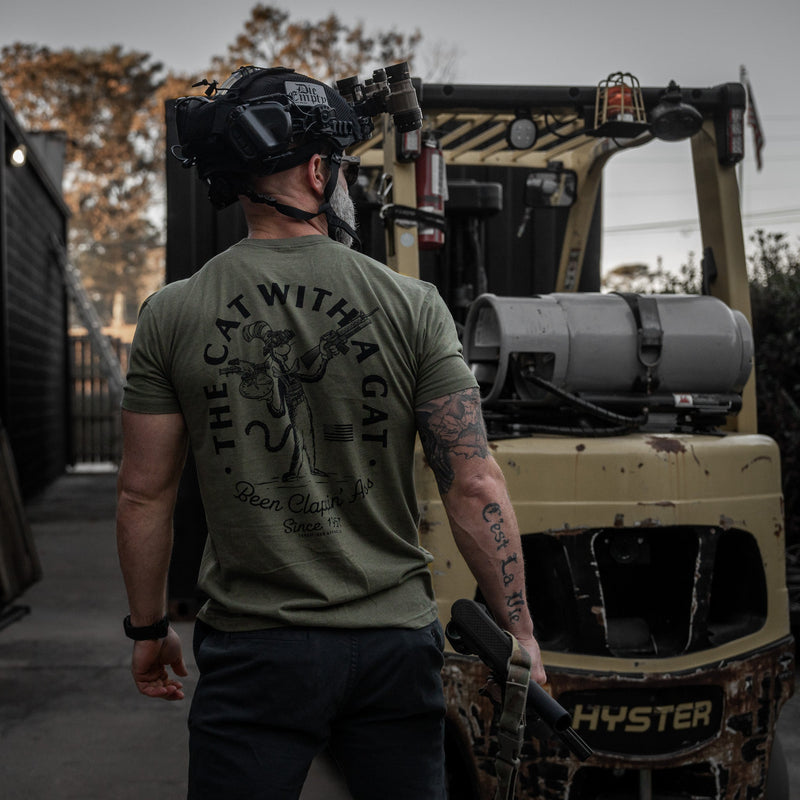 Load image into Gallery viewer, The Cat With A Gat Remix Men&#39;s T-Shirt
