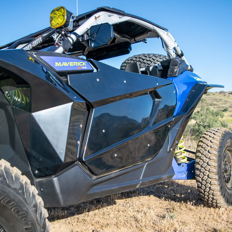 Load image into Gallery viewer, Can-Am Maverick X3 2017+ 2seat MAX front ABS door kit DRT Side view
