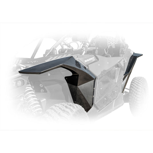 CAX3FD1 – Can-Am X3 2017+ ABS Fenders (Front and Rear) View from an angle