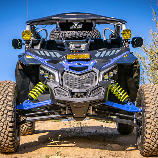DRT Can Am Maverick X3 2017+ Wind Diffuser Full car front view