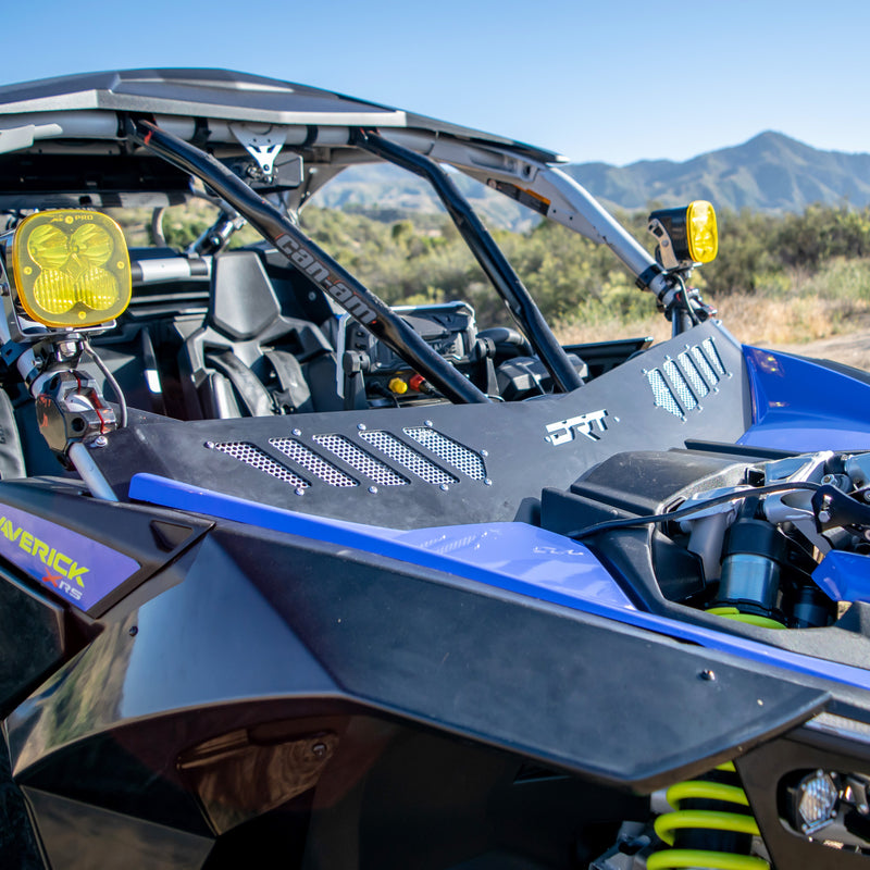 Load image into Gallery viewer, DRT Can Am Maverick X3 2017+ Wind Diffuser installed 
