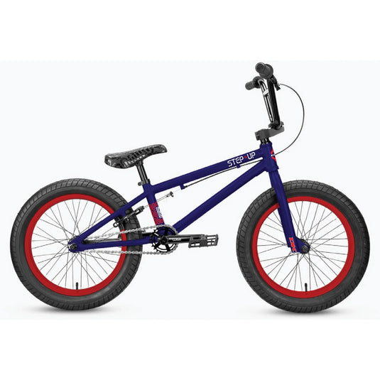 DK Step Up 18” Complete BMX Bike - Dusk/Red
