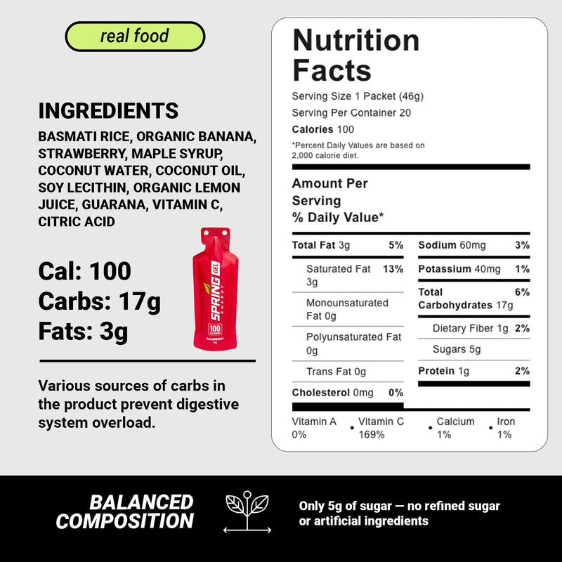 Load image into Gallery viewer, Strawberry Smoothie Gel (Vegan) 100 Kcal- Canaberry
