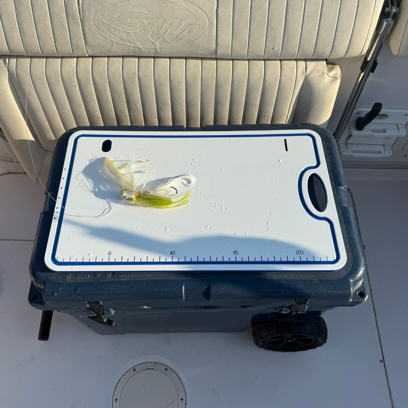 Load image into Gallery viewer, Made in the USA | Premium Bucket or Cooler Fishing Cutting Board
