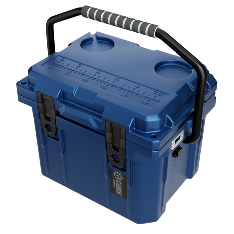 Load image into Gallery viewer, QuadraX 10QT Personal Cooler – Rotomolded Hard Cooler with 72-Hr Ice Retention &amp; Lifetime Warranty
