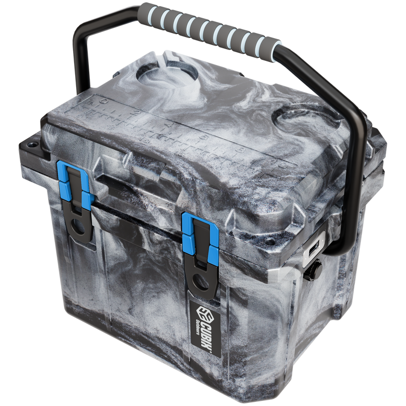 Load image into Gallery viewer, QuadraX 10QT Personal Cooler – Rotomolded Hard Cooler with 72-Hr Ice Retention &amp; Lifetime Warranty
