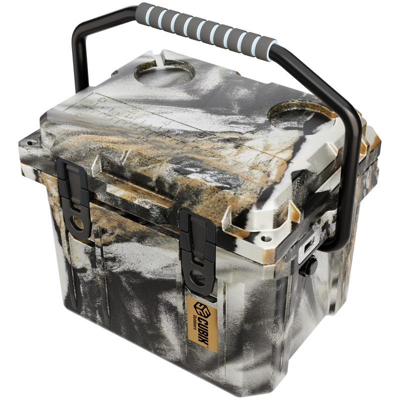 Load image into Gallery viewer, QuadraX 10QT Personal Cooler – Rotomolded Hard Cooler with 72-Hr Ice Retention &amp; Lifetime Warranty
