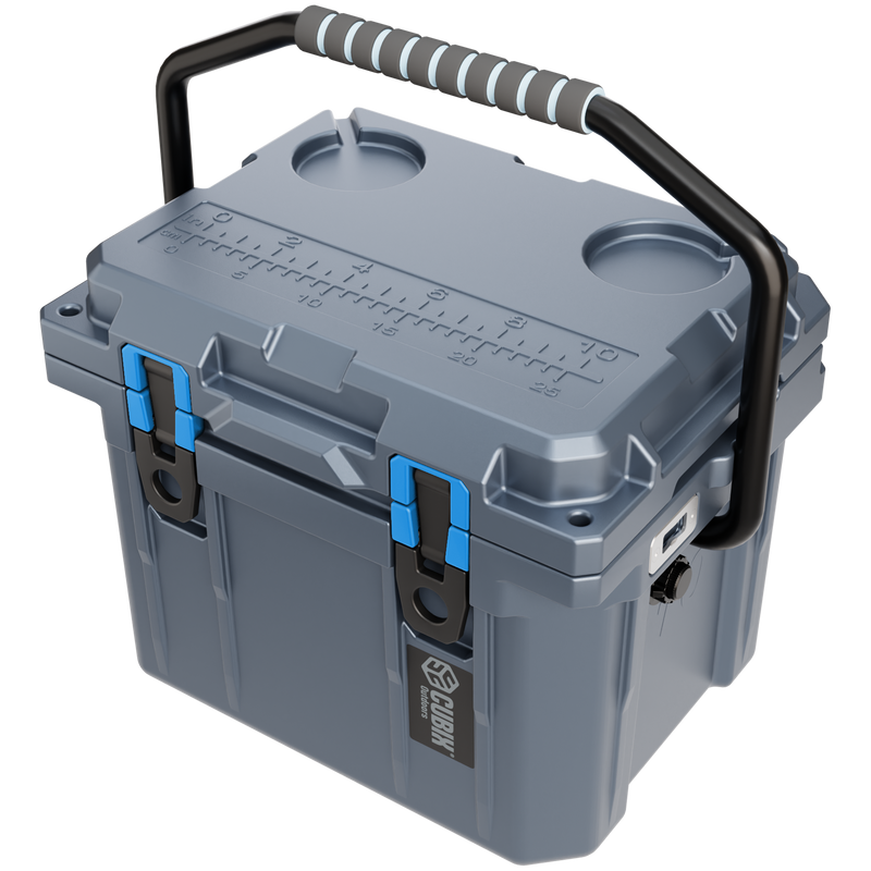 Load image into Gallery viewer, QuadraX 10QT Personal Cooler – Rotomolded Hard Cooler with 72-Hr Ice Retention &amp; Lifetime Warranty
