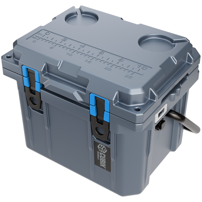 Load image into Gallery viewer, QuadraX 10QT Personal Cooler – Rotomolded Hard Cooler with 72-Hr Ice Retention &amp; Lifetime Warranty
