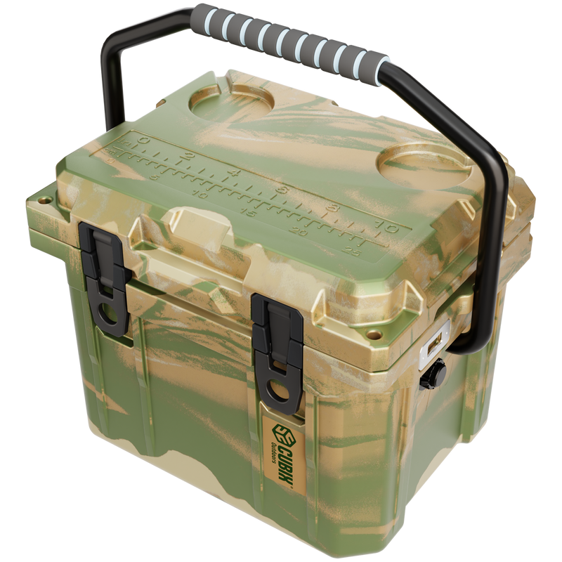 Load image into Gallery viewer, QuadraX 10QT Personal Cooler – Rotomolded Hard Cooler with 72-Hr Ice Retention &amp; Lifetime Warranty
