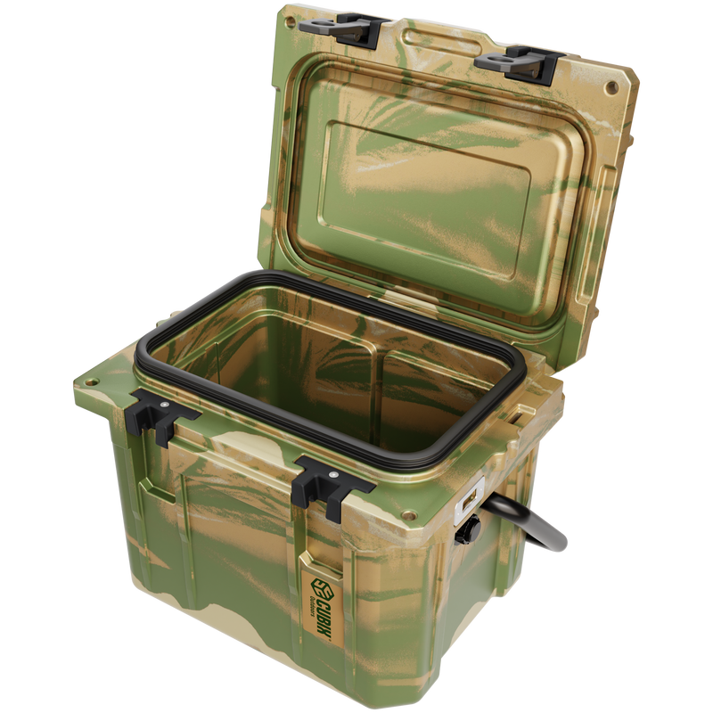Load image into Gallery viewer, QuadraX 10QT Personal Cooler – Rotomolded Hard Cooler with 72-Hr Ice Retention &amp; Lifetime Warranty
