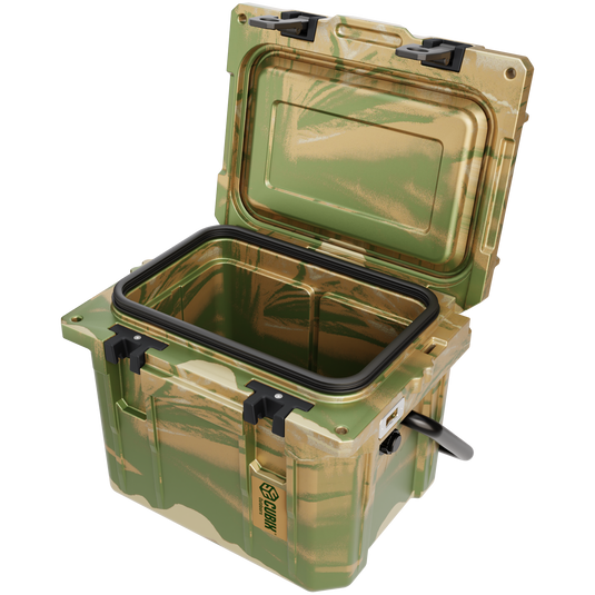 QuadraX 10QT Personal Cooler – Rotomolded Hard Cooler with 72-Hr Ice Retention & Lifetime Warranty