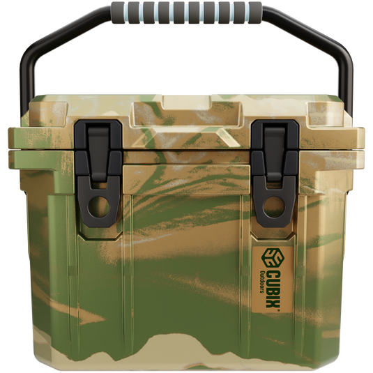 QuadraX 10QT Personal Cooler – Rotomolded Hard Cooler with 72-Hr Ice Retention & Lifetime Warranty