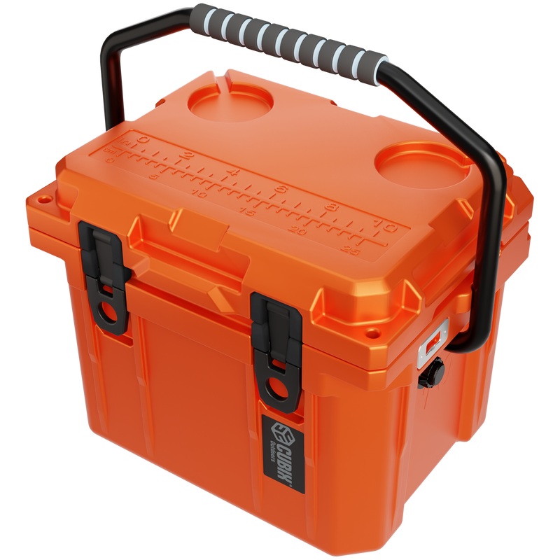 Load image into Gallery viewer, QuadraX 10QT Personal Cooler – Rotomolded Hard Cooler with 72-Hr Ice Retention &amp; Lifetime Warranty
