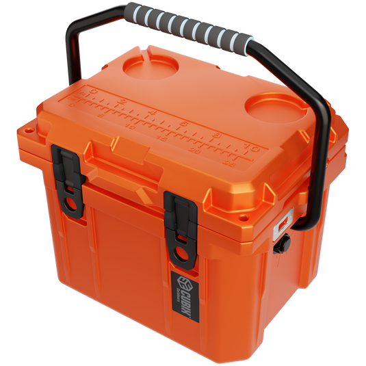 QuadraX 10QT Personal Cooler – Rotomolded Hard Cooler with 72-Hr Ice Retention & Lifetime Warranty