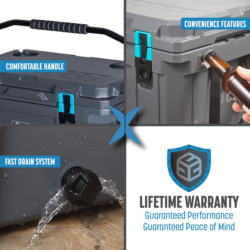 Load image into Gallery viewer, 20 Quart Rotomolded Cooler - QuadraX

