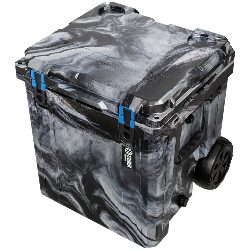 Load image into Gallery viewer, 46 Quart Rotomolded Cooler With Wheels - QuadraX
