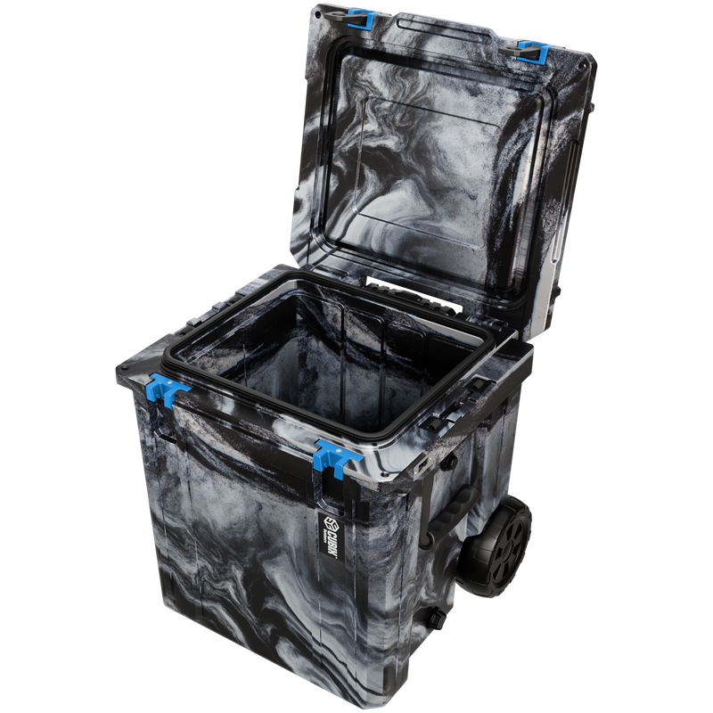 Load image into Gallery viewer, 46 Quart Rotomolded Cooler With Wheels - QuadraX
