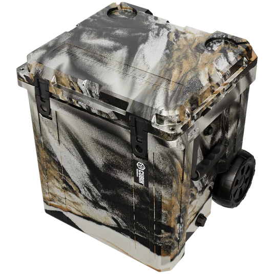 46 Quart Rotomolded Cooler With Wheels - QuadraX